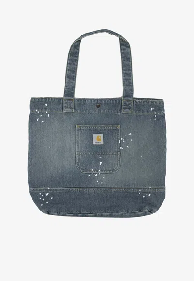 Carhartt Large Clapton Shoulder Bag In Blue