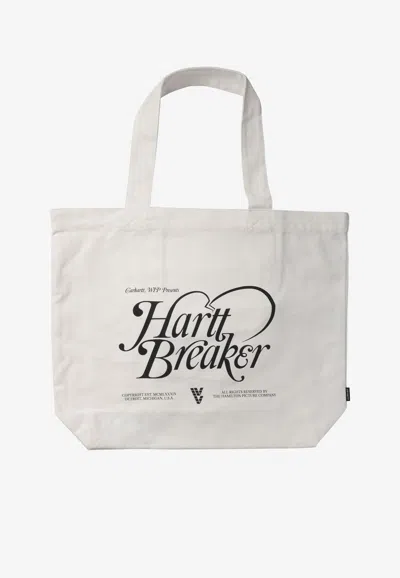 Carhartt Large Graphic Print Canvas Tote Bag