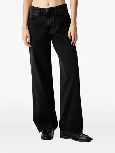 Carhartt Lavine Wide-leg Jeans In Black