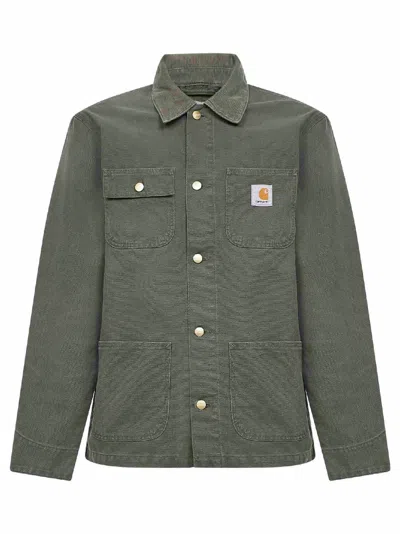 Carhartt Leaf Green Michigan Coat Jacket In Gray