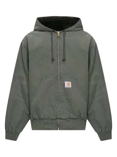 Carhartt Leaf Green Og Active Hooded Jacket