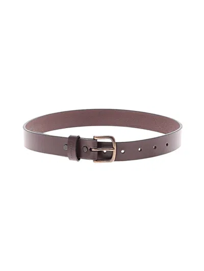 Pre-owned Carhartt Kids' Leather Belt In Brown