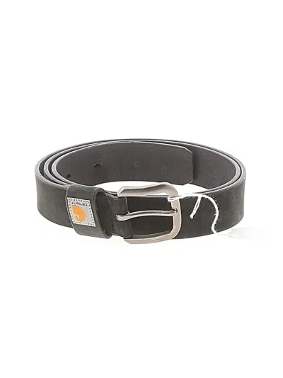 Pre-owned Carhartt Leather Belt In Gray