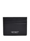 Carhartt Leather Card Holder In Black