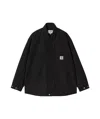 Carhartt Work In Progress Selby Cotton Canvas Button-up Shirt Jacket In Black