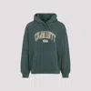 Carhartt Library Hooded Sweatshirt Kangaroo Pockets In Conifer