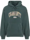 Carhartt Library Hooded Sweatshirt Kangaroo Pockets In Green