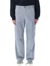 Carhartt Light Blue Cargo Pants In Blue