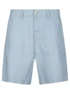 Carhartt Blue Single Knee Shorts In Light Blue