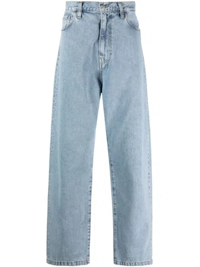 CARHARTT LIGHT BLUE WIDE-LEG JEANS