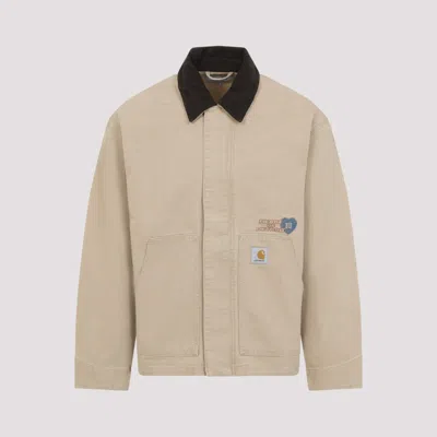CARHARTT LIGHT BROWN COTTON JACKET