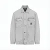 Carhartt Double Layer Front Jacket Collared Design In White