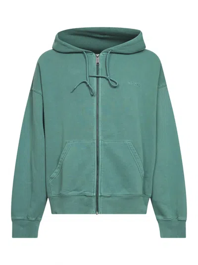 Carhartt Lily Benton Hooded Sweat Jacket Zip-up Hoodie In Green