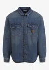 Carhartt Work In Progress Lincoln Denim Shirt Jacket In Blue
