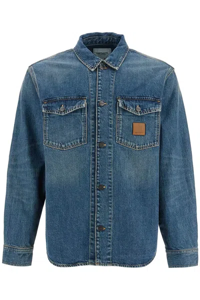 Carhartt Lincoln Denim Shirt For Men In Blue