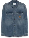 Carhartt Work In Progress Lincoln Denim Shirt Jacket In Blue
