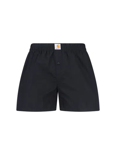 Carhartt Logo Boxer Shorts In Blue