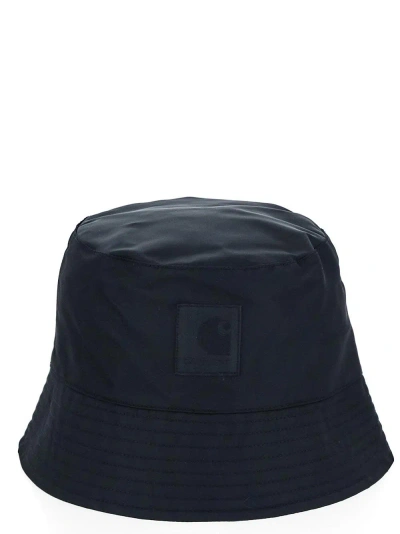 Carhartt Logo Bucket Hat In Black