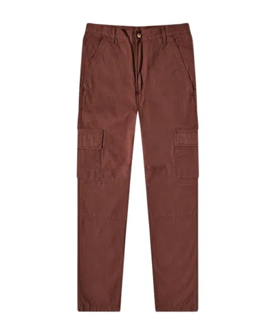 Carhartt Logo Casual Pants In Red