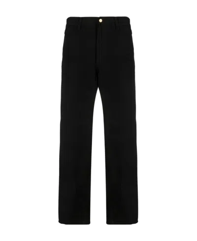 Carhartt Logo Casual Pants In Black