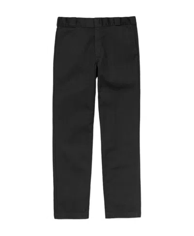 Carhartt Logo Casual Pants In Black
