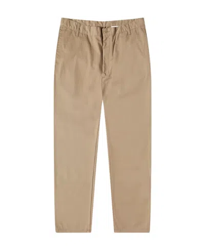 Carhartt Logo Casual Pants In Nude