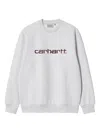 Carhartt Logo Classic Sweatshirt In Gray