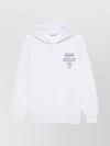 Carhartt Logo Cotton Hoodie With Drawstring Hood In White
