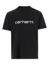 Carhartt Cotton Crew Neck T-shirt In Black