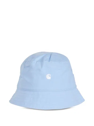 Carhartt Logo-embroidered Bucket Hat In Blue