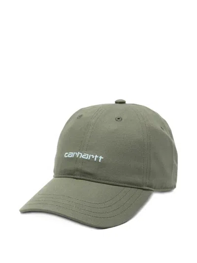 Carhartt Logo-embroidered Cap In Green