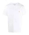 Carhartt Logo-embroidered Crew-neck T-shirt In White