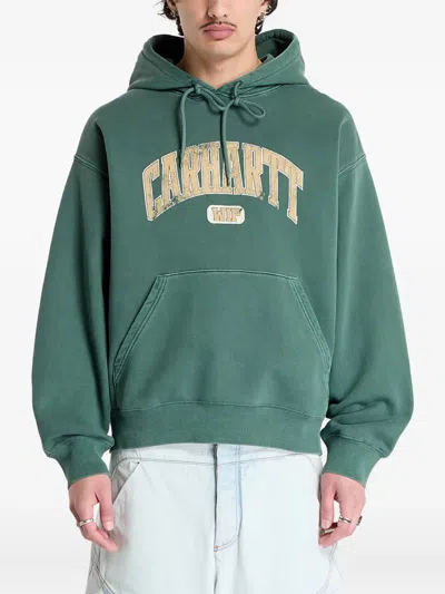 Carhartt Logo-embroidered Hoodie In Multi