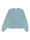 Carhartt Logo-embroidered Sweatshirt In Blue