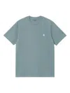 Carhartt Logo-embroidered T-shirt In Blue