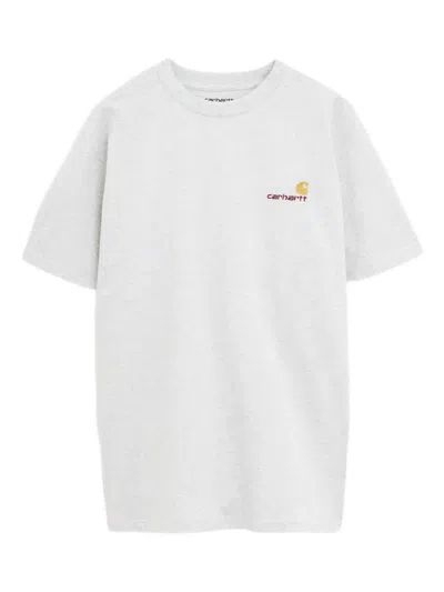 CARHARTT LOGO-EMBROIDERED T-SHIRT