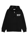 Carhartt Hooded Sweatshirt Featuring Front Pockets In Black