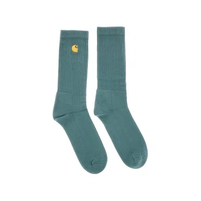 Carhartt Logo Embroidery Sport Socks In Green