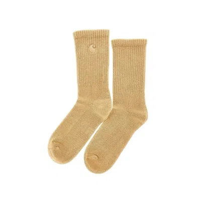 Carhartt Logo Embroidery Sport Socks In Neutral