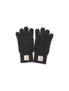 Carhartt Logo Gloves In Black  