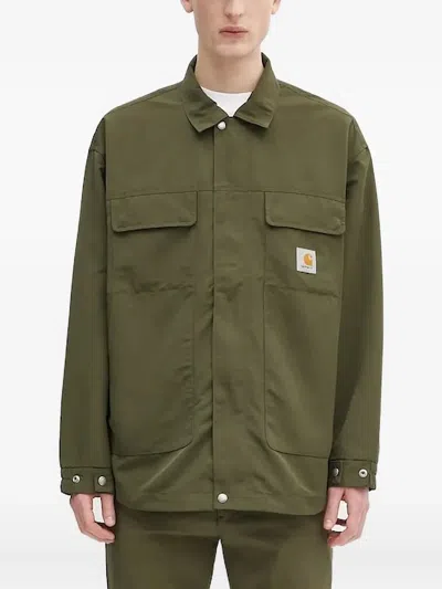 Carhartt Logo Jacket In Green