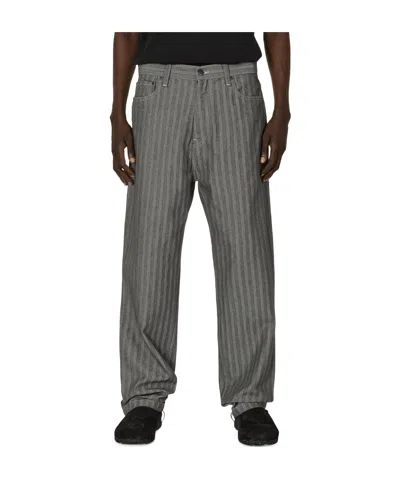 Carhartt Logo Jeans In Black