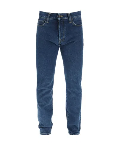 Carhartt Logo Jeans In Blue