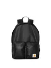 Carhartt Logo-patch Backpack In Black