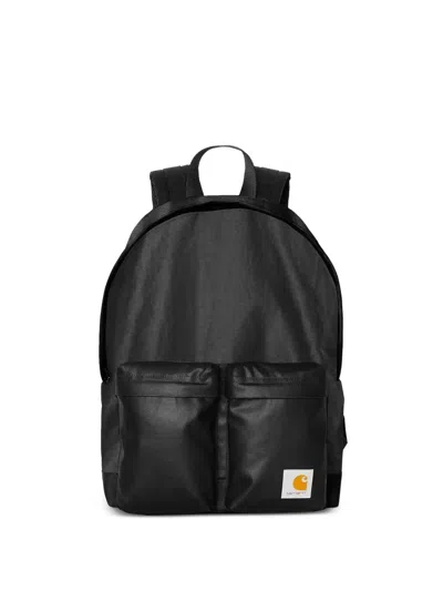Carhartt Logo-patch Backpack In Black