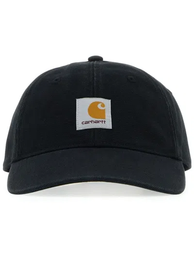 Carhartt Work In Progress Icon Adjustable Baseball Cap In Black