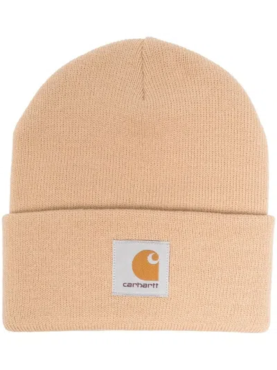 Carhartt Logo-patch Beanie In 中性色