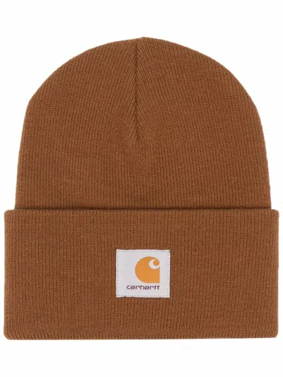 CARHARTT LOGO-PATCH BEANIE