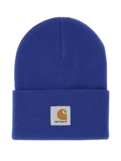 CARHARTT LOGO-PATCH BEANIE HAT