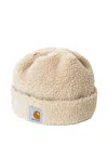 Carhartt Logo-patch Beanie Hat In Neutral